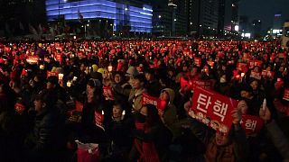 Pro and anti-Park rallies held in South Korea ahead of impeachment ruling