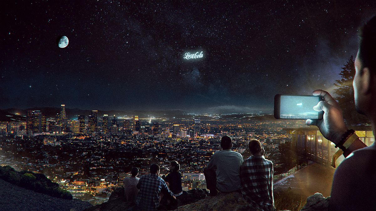 Image: A Russian startup, StartRocket, plans massive billboards to beam adv
