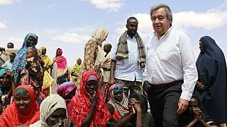 UN chief on emergency visit to Somalia: 'The world needs to act now'