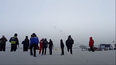 Lawine verängstigt Skifahrer bei Tignes in den französischen Alpen