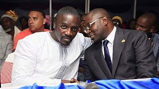 Akon lights up Gambian village