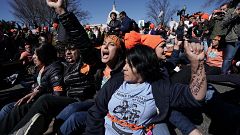 Image: Immigration activists protest in Washington