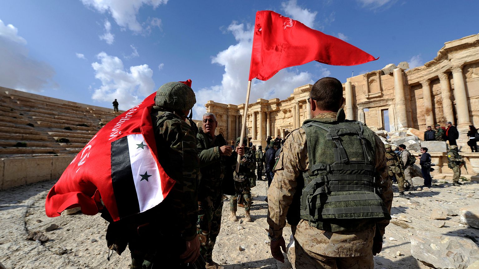 Syria's Palmyra re-taken but remains in ruins