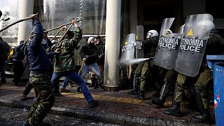 Cretan farmers clash with Athens police at reform protest