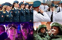 Rusya ordusunda makyajlı kamuflaj