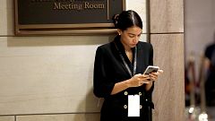Incoming Representative Alexandria Ocasio-Cortez waits for a House of Repre