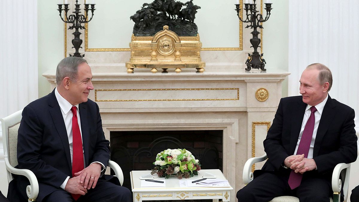 Netanyahu a Putin: Paz na Síria só sem o Irão no terreno