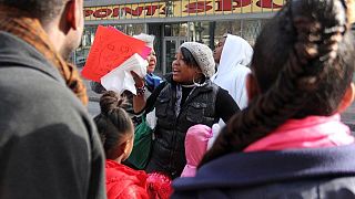 Jayda Atkinson organizing the The Love Lives 365 MLK Day of Giving March