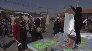 Israeli and Palestinian women march together for peace