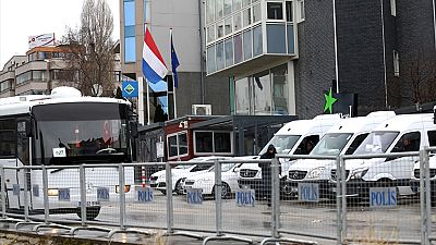 پرچم سفارت هلند در آنکارا پایین کشیده شد