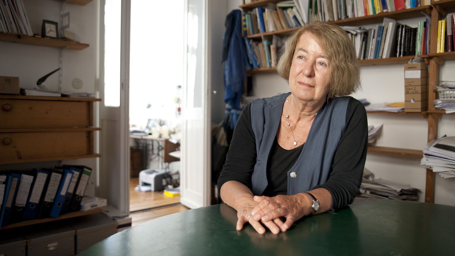 Image: Hilde Schramm, daughter of Albert Speer, of the Zurueckgeben foundat