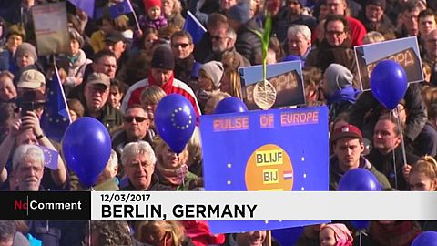 Kundgebung in Berlin für Europa