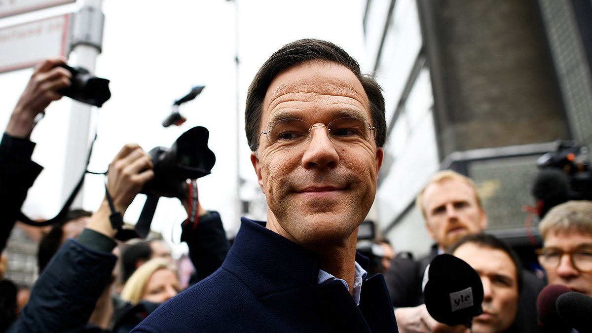 Dutch election: PM Mark Rutte insists he will not quit, even if rival Geert Wilders wins vote