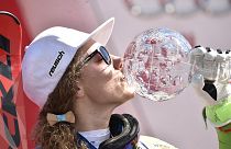 Alpine skiing: Stuhec makes history with downhill crown