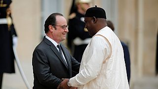 Le président gambien Adama Barrow en visite en France