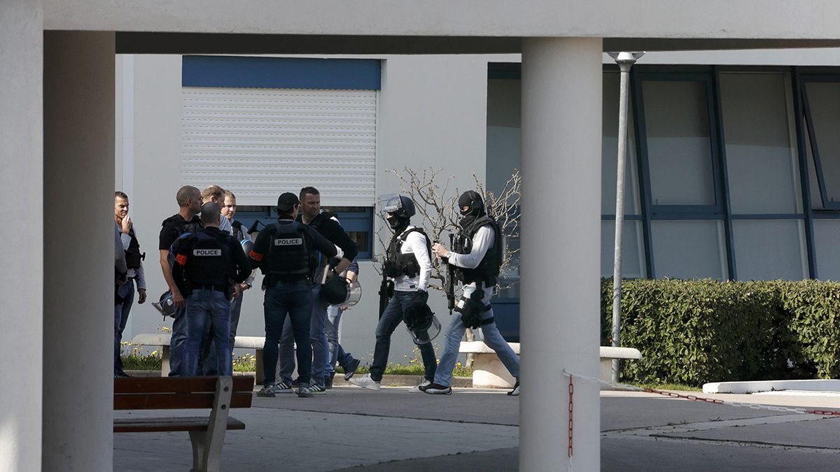 Shooting at high school at Grasse in southern France