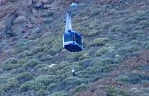 Cable car rescue drama on the Canary Islands