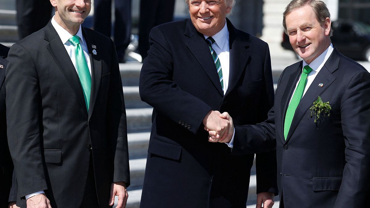 Энда Кенни посетил Белый дом и призвал ирландцев-нелегалов соблюдать законы США