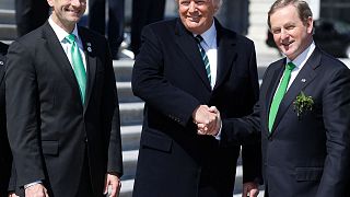 San Patricio reúne en Washington a Enda Kenny y Donald Trump