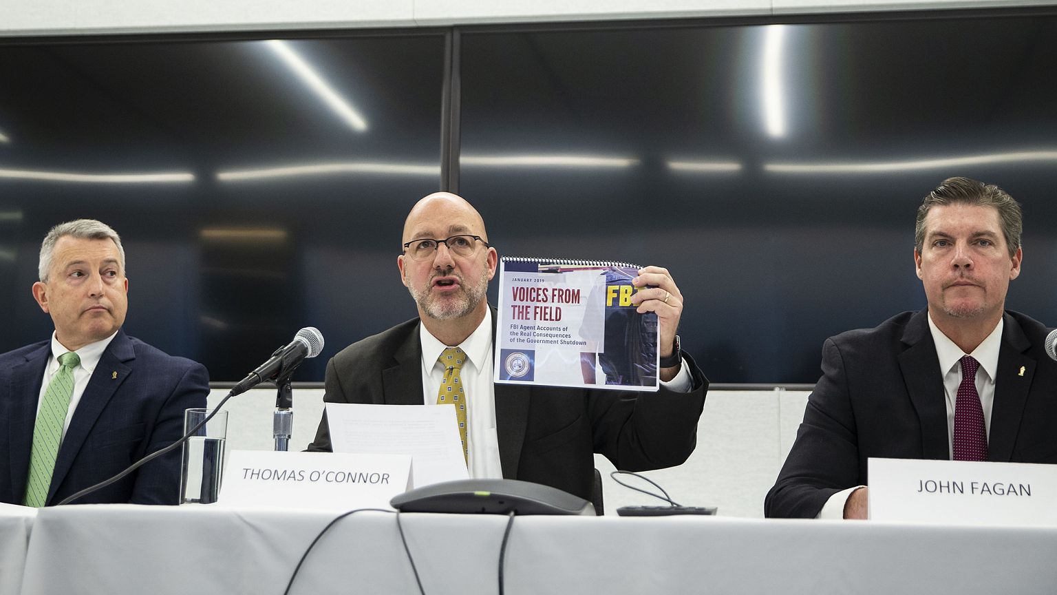 Image: FBI Press Conference On Shutdown Effects