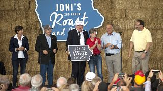 Donald Trump Attends Joni Ernst's Annual Roast And Ride In Des Moines