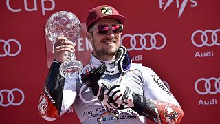Hirscher hold-up in Aspen as he skins Neureuther to win