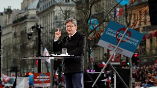 French presidential election Mélenchon marches on Paris