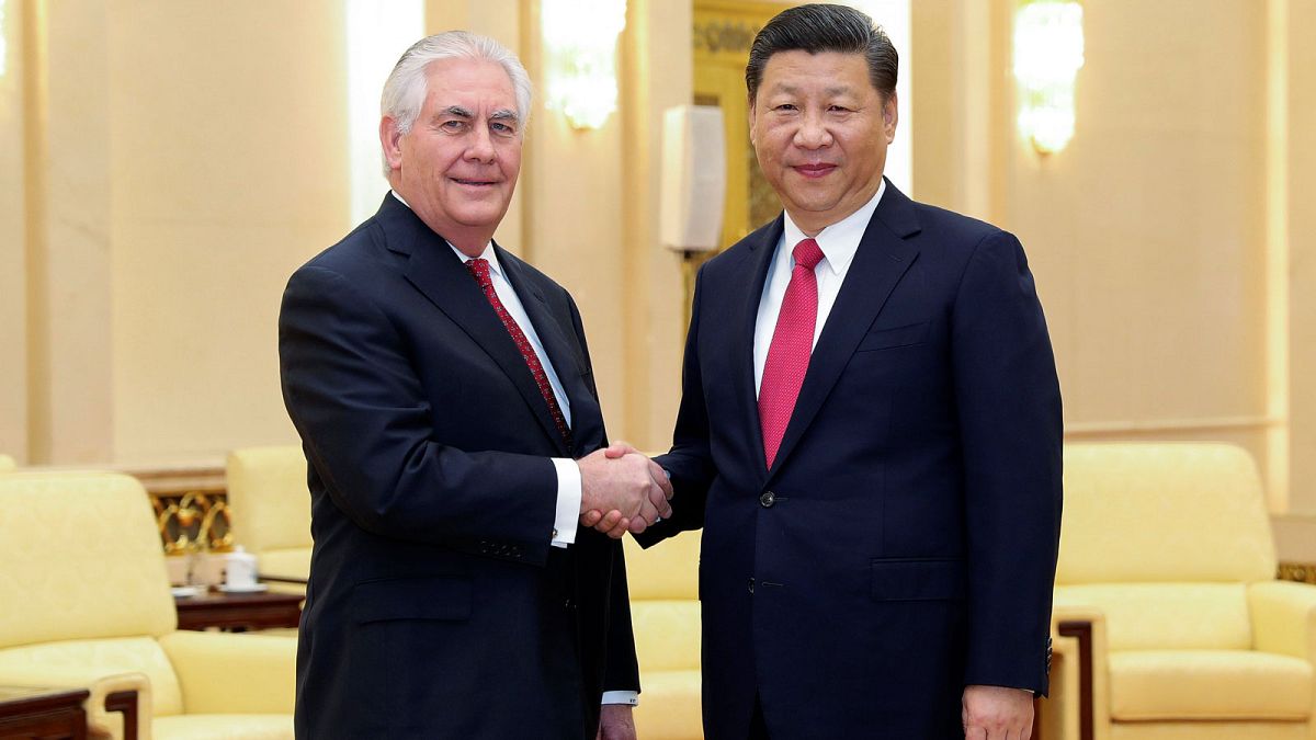 Streit um Nordkorea? US-Außenminister Tillerson bei Chinas Präsident Xi Jinping