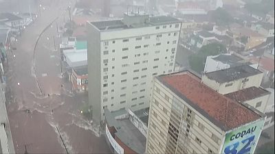 Сильное наводнение в Бразилии