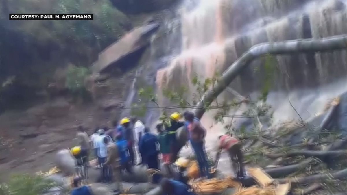 مرگ ۱۸ تن در غنا بر اثر سقوط درخت