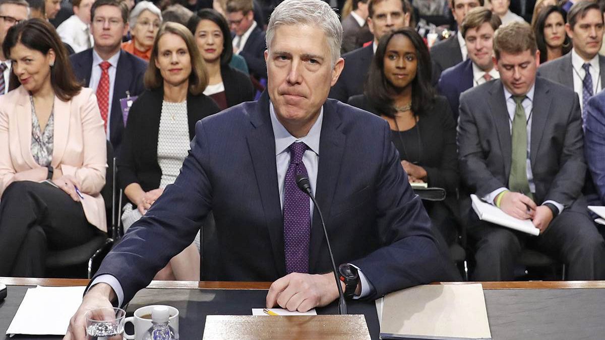 Trump’s Supreme Court nominee pledges independence from the president