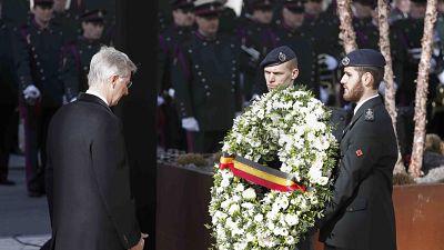 Brüksel saldırısının yıldönümünde kurbanlar için anma töreni