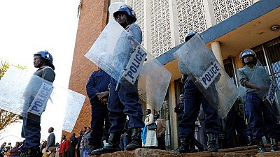 Zimbabwe police deployed ahead of opposition protest