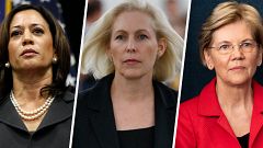 Image: Kamala Harris Kirsten Gillibrand Elizabeth Warren