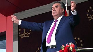 رقص و پایکوبی امامعلی رحمان، رئیس جمهوری تاجیکستان در مراسم نوروز