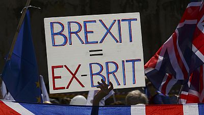 Anti-Brexiters march through Westminster