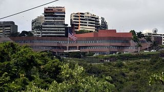 Image: The United States Embassy in Caracas, Venezuela, on Jan. 24, 2019.