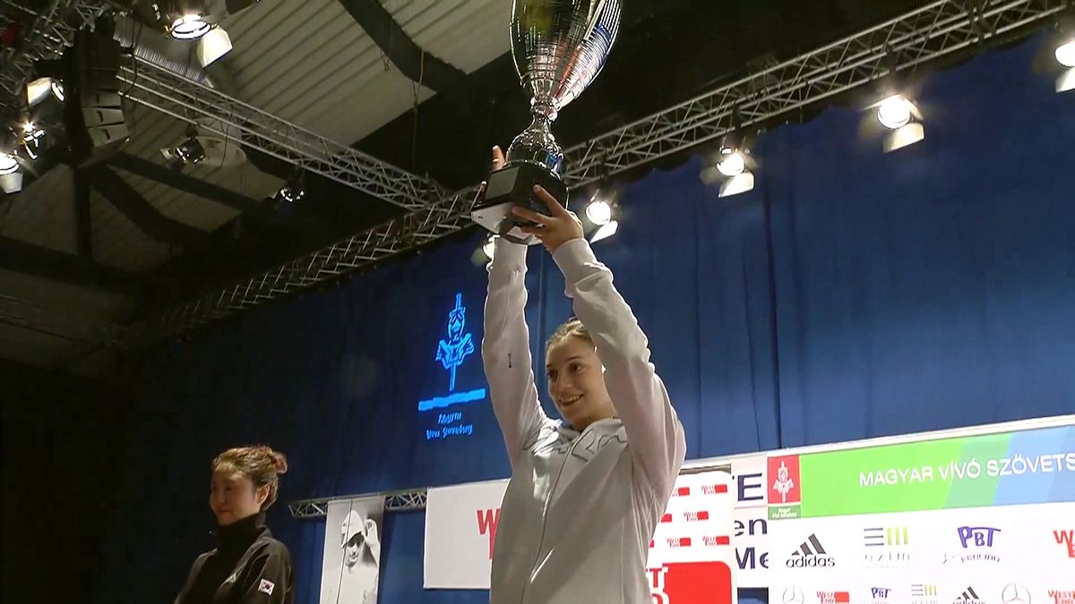 Rosella Fiamingo wins the Budapest Grand Prix