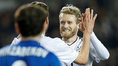 André Schürrle brace sees Germany thrash Azerbaijan