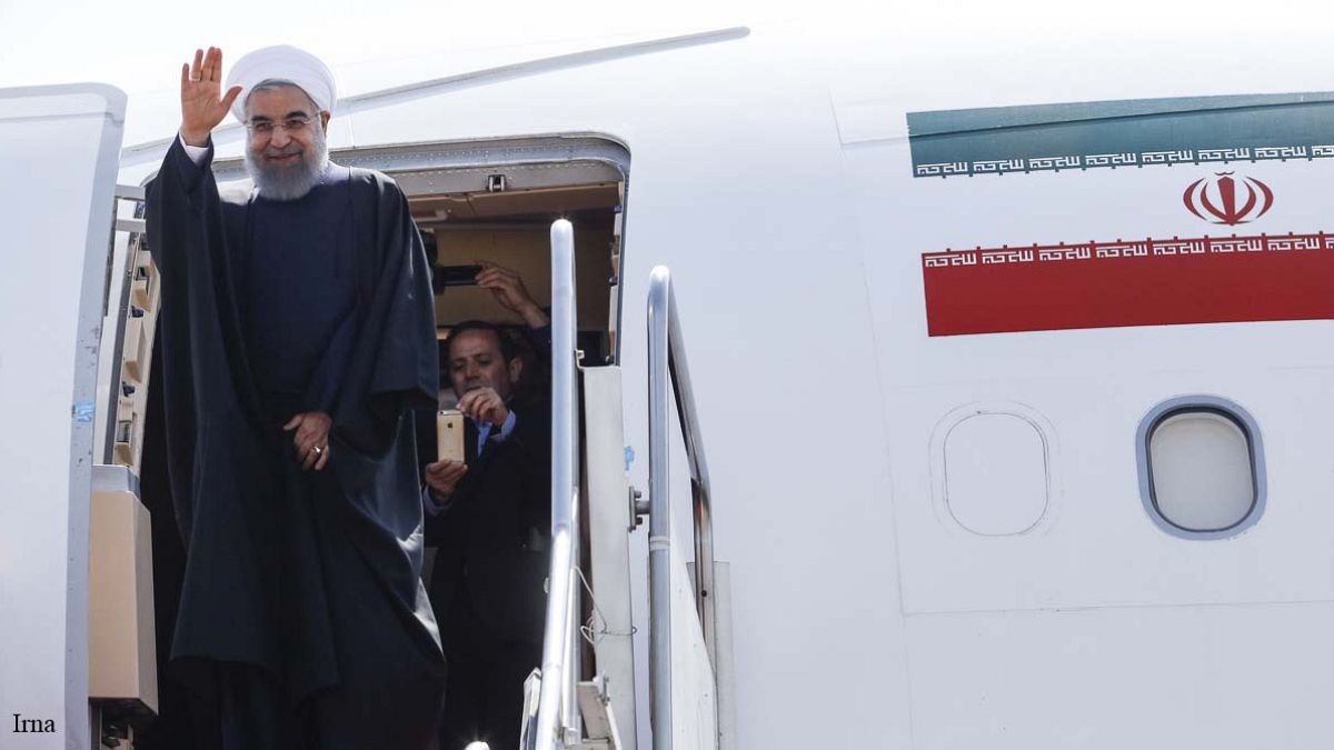 روحانی هنگام عزیمت به مسکو: روابط ایران و روسیه به نفع منطقه است