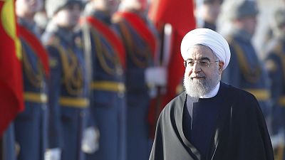 Iran's President Hassan Rouhani arrives in Russia for Kremlin talks