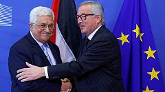 Palästinenserpräsident Abbas sucht Unterstützung in Brüssel