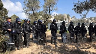 Italia: choques en una protesta contra la construcción del gasoducto TAP