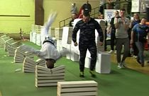 Bosnian taekwondo champion sets record for crushing blocks with his head