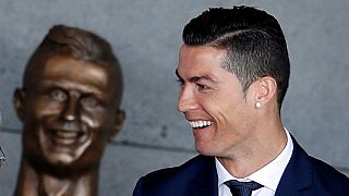 Bizarre bust of Ronaldo unveiled