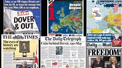 Brexit schreibt Schlagzeilen: "Dover & Out"