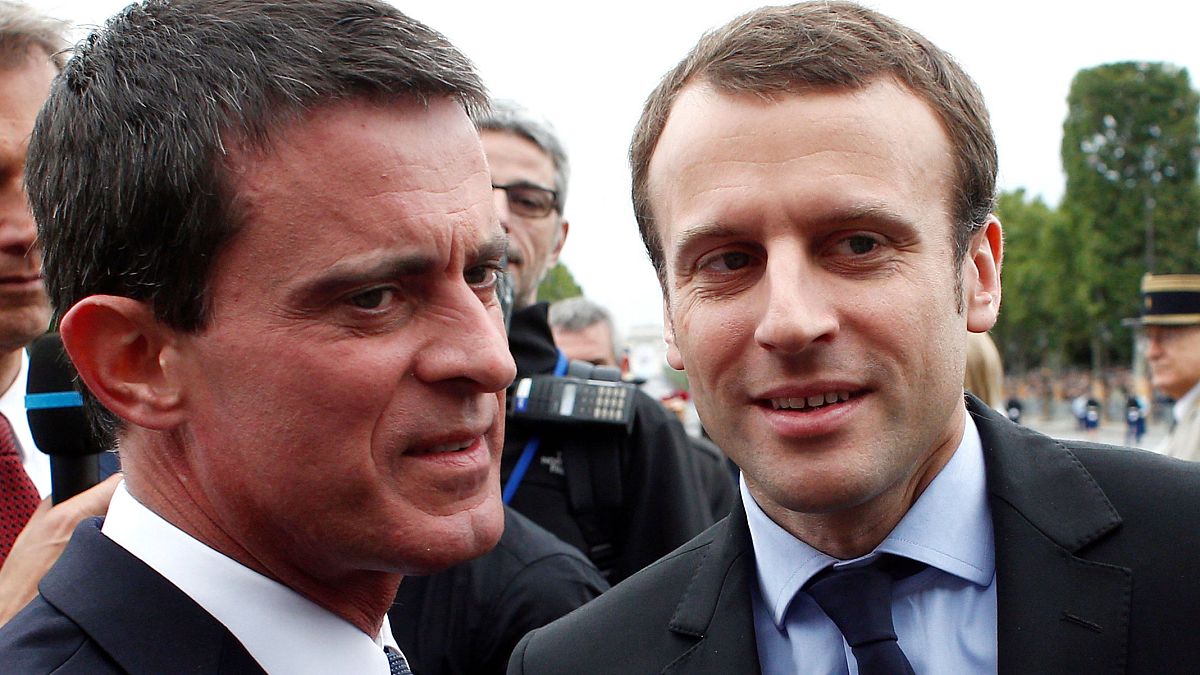 Frankreichs Ex-Ministerpräsident Valls und Präsidentschaftskandidat Macron: neues Traumpaar im Wahlkampf?