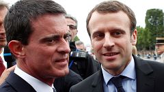 Frankreichs Ex-Ministerpräsident Valls und Präsidentschaftskandidat Macron: neues Traumpaar im Wahlkampf?