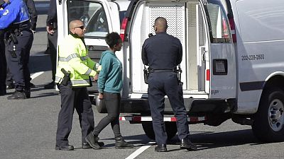 Washington'da polisi alarma geçiren kadın şoför