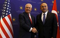 Turkey broaches thorny issues with Tillerson in Ankara